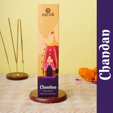 Handcrafted incense cones and agarbatti filling the room with calming fragrance for meditation and pooja.
