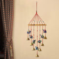 Colorful Elephant Wall Hanging Wind Chimes | Satvikstore.in