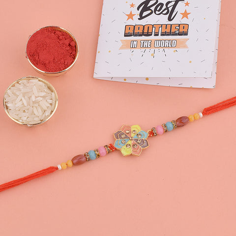 Colourful Designer Bhaiya Rakhi India’s Largest Pooja Accessories Brand – www.satvikstore.in
