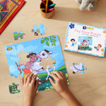 Kids Jigsaw Puzzle - Krishna with Cow | Fun, Focus & Devotion | Tiny Flute Puzzle