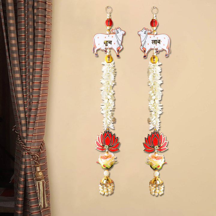 Cow Shubh Labh Side Wall Hangings | India’s Largest Pooja Accessories Brand – www.satvikstore.in