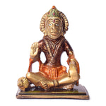 4.3 Inch Brass Hanuman Idol