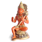 7.9 Inch Shree Kesari Hanuman Sitting Brass Idol