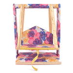Divine Laddu Gopal Jhula with Floral Print