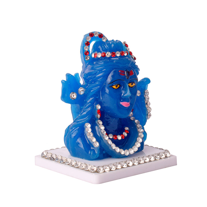 Marble Shiv (NeelKanth) Idol Puja Store Online Pooja Items Online Puja Samagri Pooja Store near me www.satvikstore.in