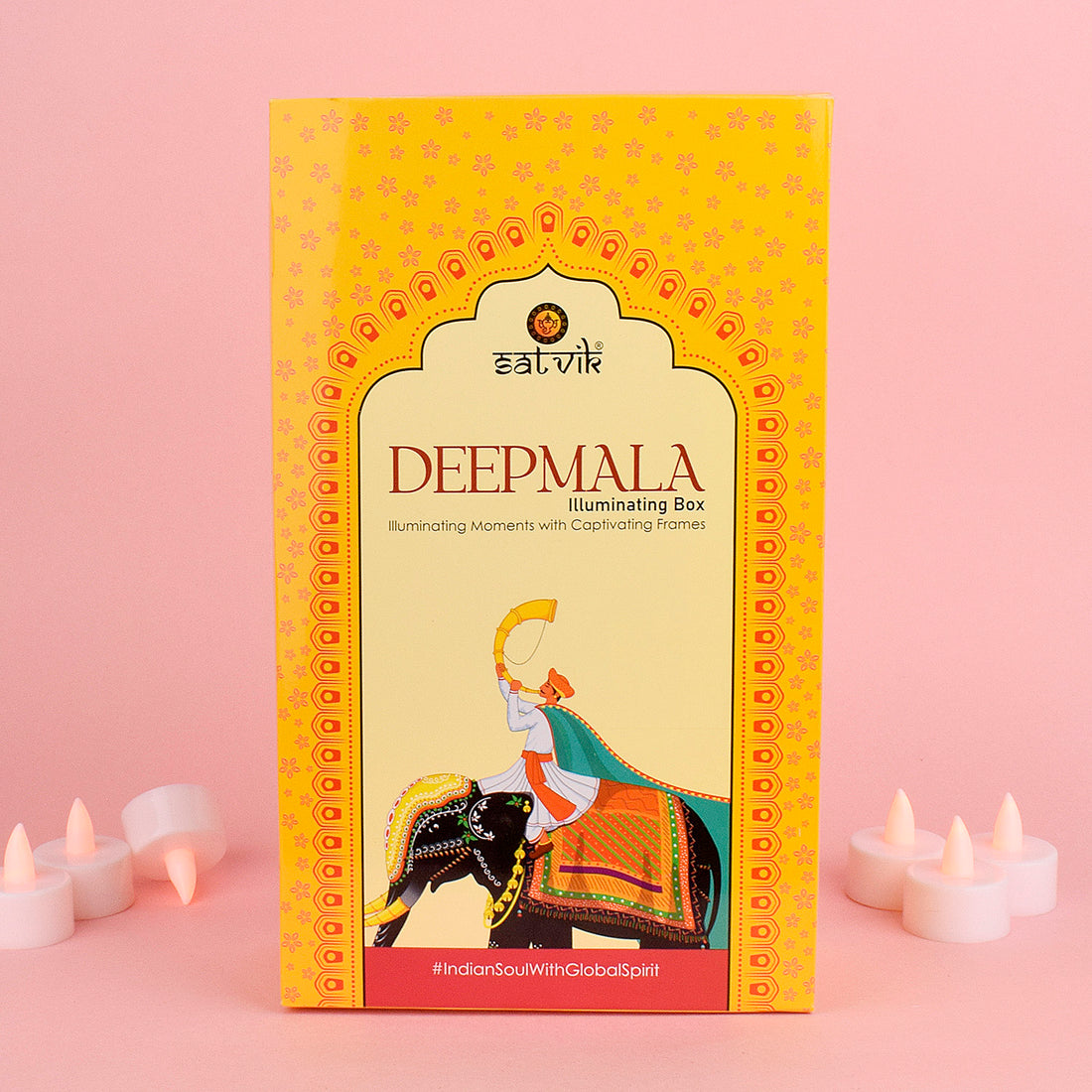 LED Deep Mala Diwali Decorations with LED Candles: Traditional Hanging Jharokha Boxes