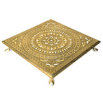 Vibrant Traditions: Meenakari-Embellished Worship Chowki