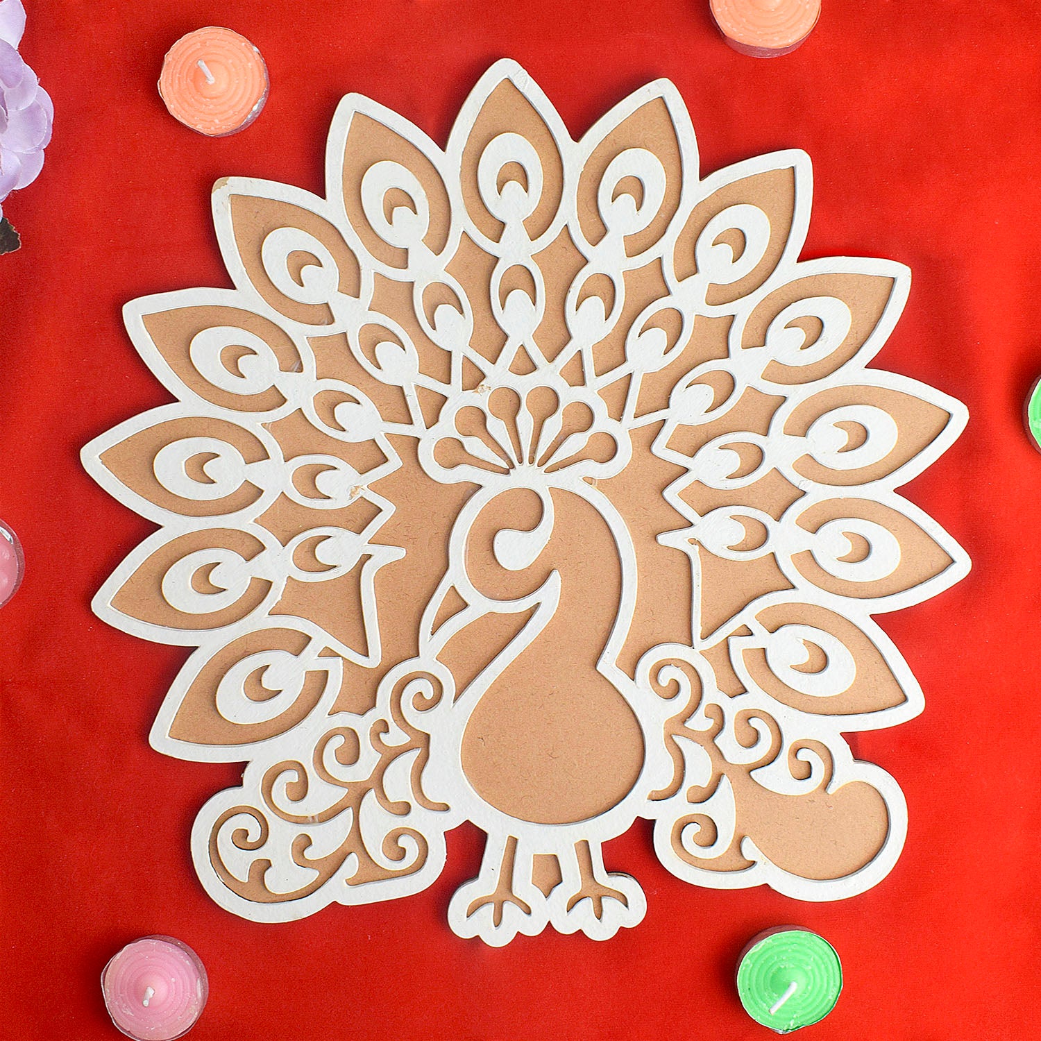 Stencils for Mat Masters: PCS Reusable MDF Rangoli Stencil