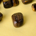 Natural Tiger Eye Tumble Stone for Reiki Healing & Protection