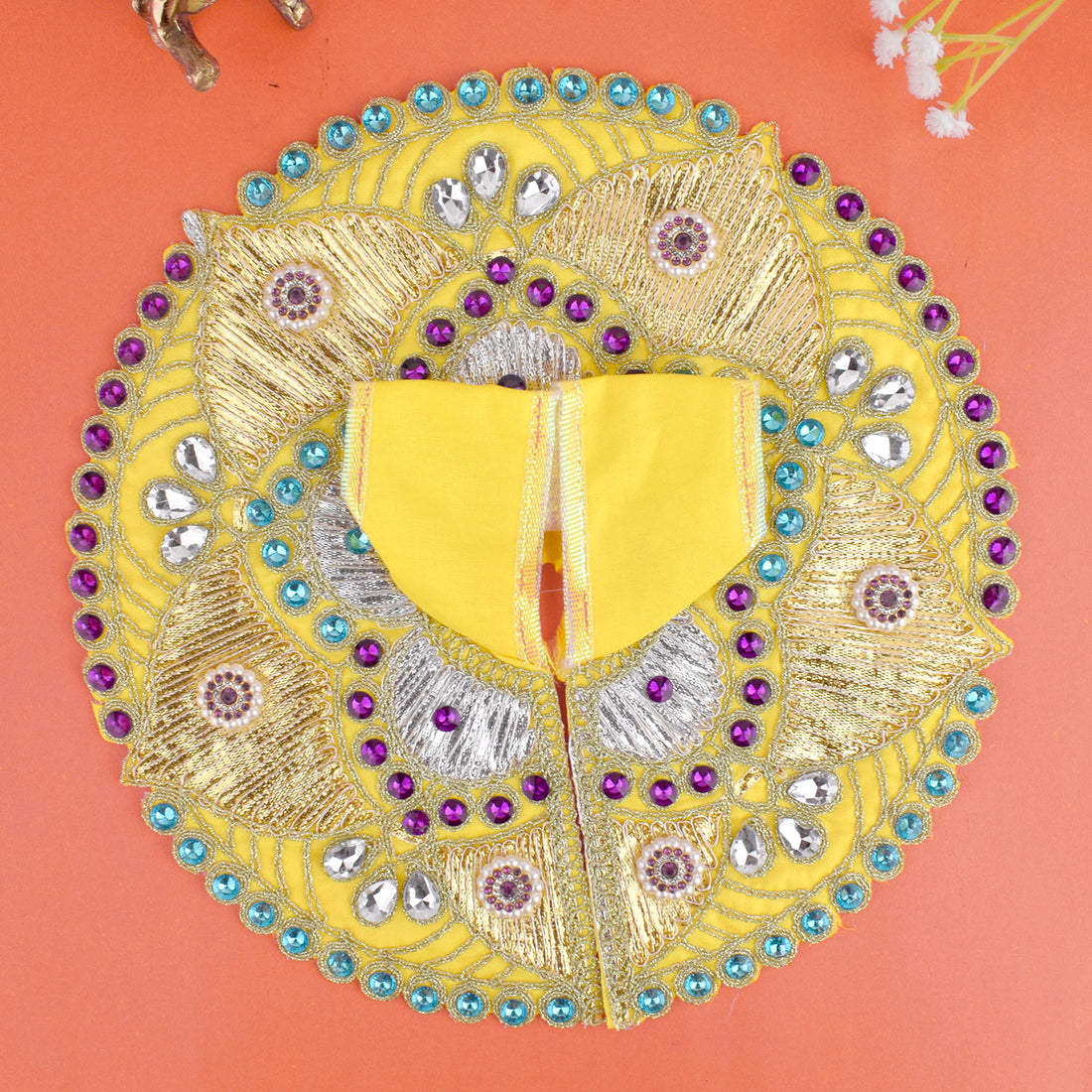 Beautiful Embroidery Dresses for Laddu Gopal Ji | Sizes 0 to 6