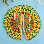 Multicoloured Striped Laddu Gopal Dress