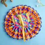 Multicoloured Striped Laddu Gopal Dress