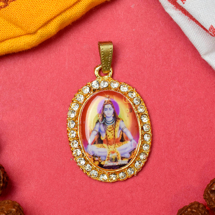 Divine Serenity: Shiv Adiyogi Roop Neck Locket
