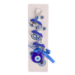Feng Shui Evil Eye Wall Hanging with Silver Plated Fish