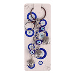 3 Tier Buddha Keychain with Evil Eye