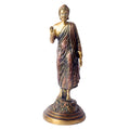  This 10-inch Buddha statue in a standing pose radiates grace and spiritual power. Carefully crafted with fine details, it embodies strength, peace, and enlightenment. The standing pose represents the Buddha’s readiness to guide those on their spiritual journey. 