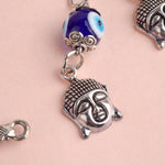 3 Tier Buddha Keychain with Evil Eye