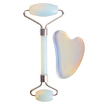 Premium White Aventurine Jade Face Roller with Box for Radiant Skin