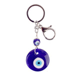 Metal Blue Evil Eye Keychain for Keys and Bags – Perfect Gift