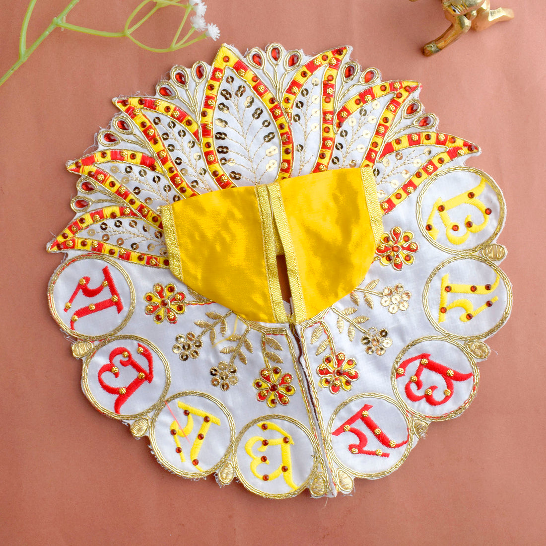 Elegant Embroidered Dresses for Laddu Gopal (Sizes 2 to 6)