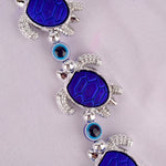 Blue Three-Turtle Evil Eye Hanging for Car, Door, or Office