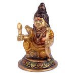 3.2 Inch Brass Ram Lalla Bal Roop Statue in Colored