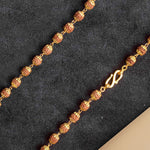 Hallmarked 22K Pure Gold Panchmukhi Rudraksha Mala