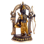 12.7 Inch Brass Ram Statue: A Symbol of Strength and Grace