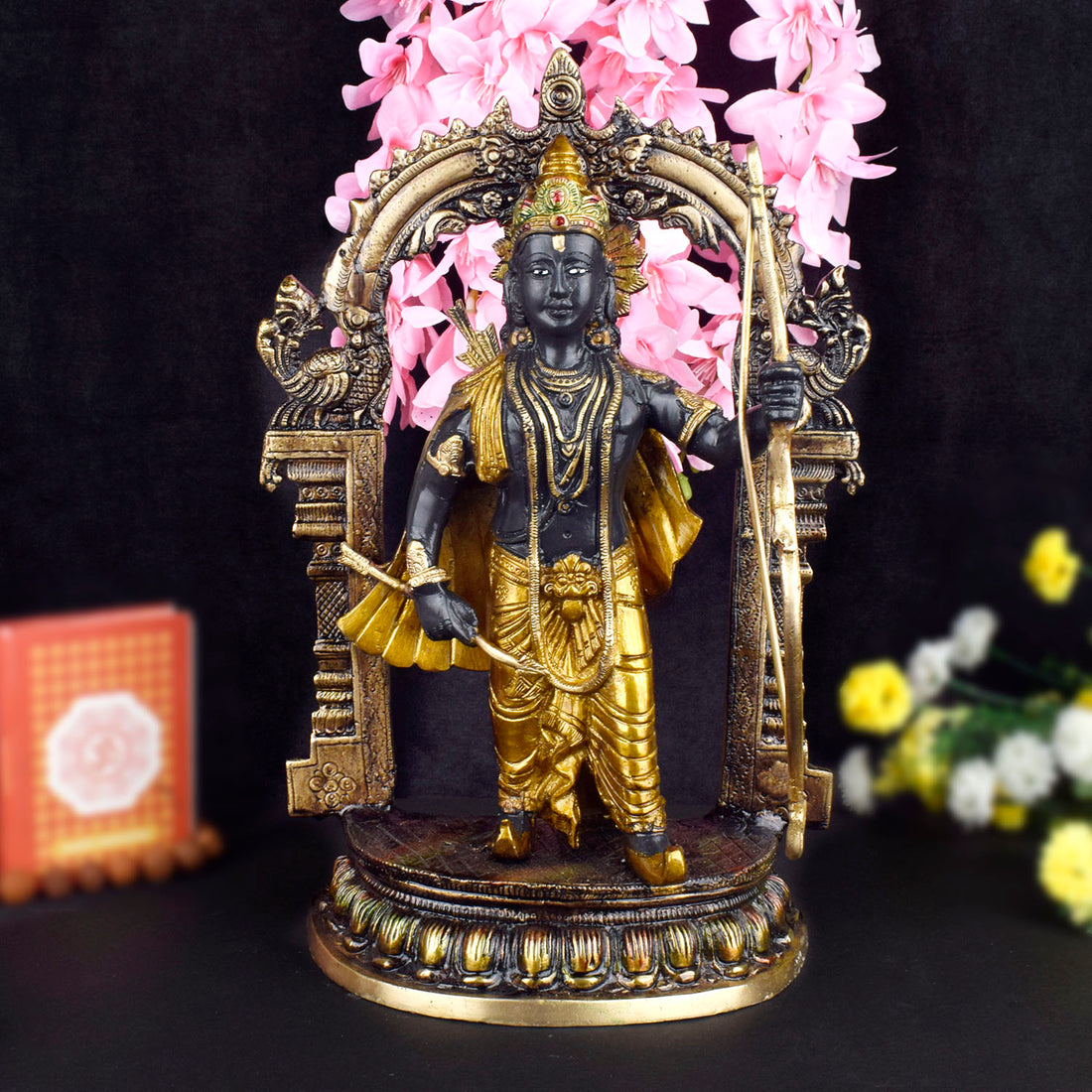 12.7 Inch Brass Ram Statue: A Symbol of Strength and Grace
