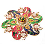 Kumkum Holder Featuring Artistic Rangoli Design
