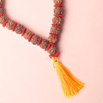 5 Mukhi 108 Beads Rudraksha Kantha Mala with Velvet Thread