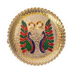 Traditional Kumkum Dispenser with Avian Grace