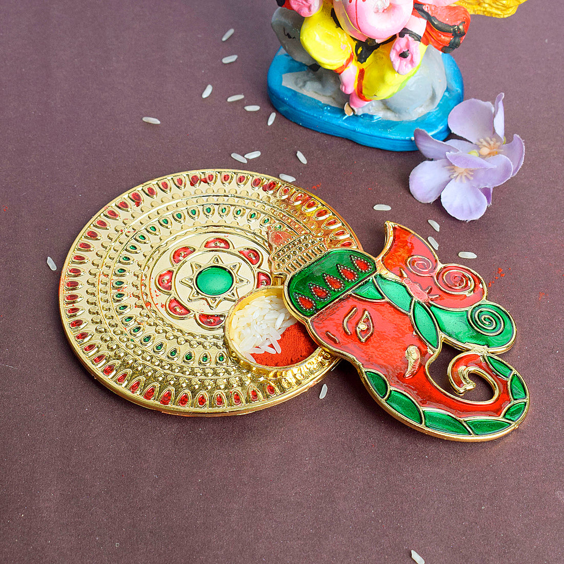 Ganpati Grace Exquisite Kumkum Holder