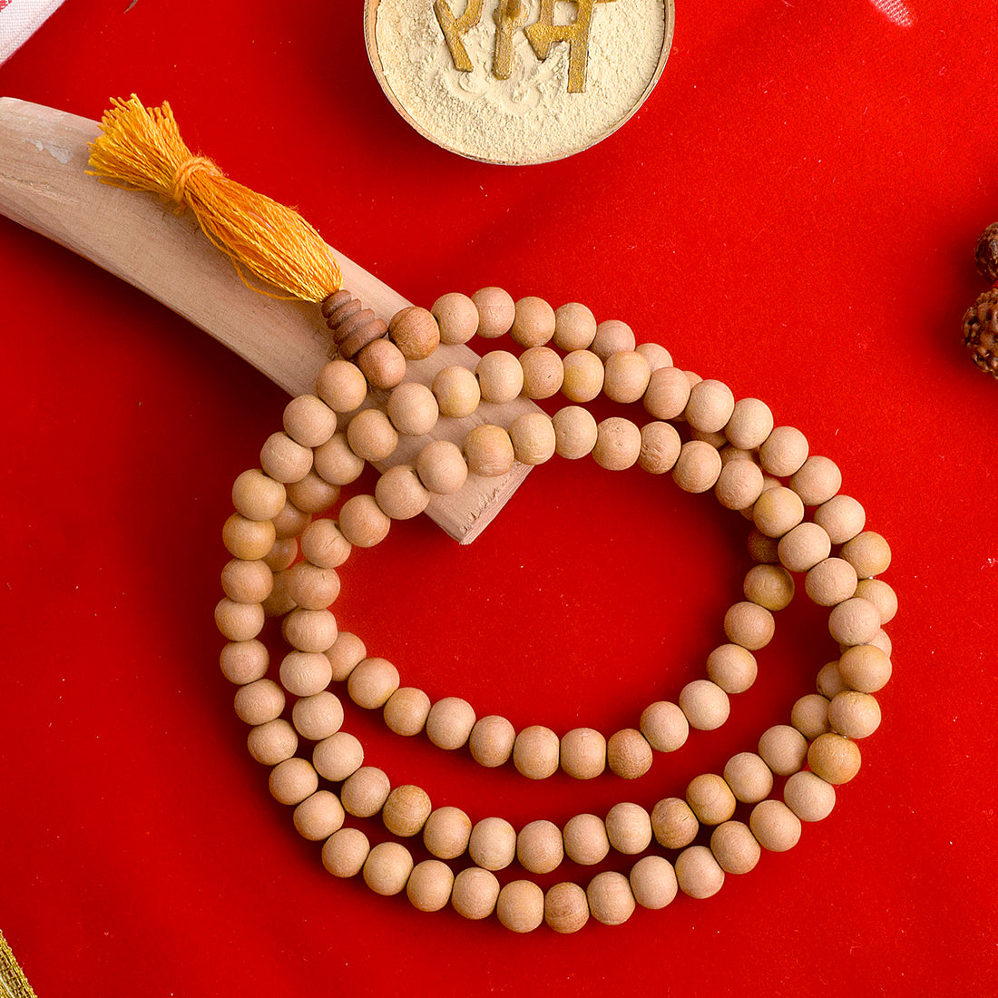 White Sandalwood Jap Mala