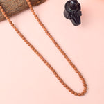 5 Mukhi Pathariya Rudraksh Mala 108 Beads 7mm