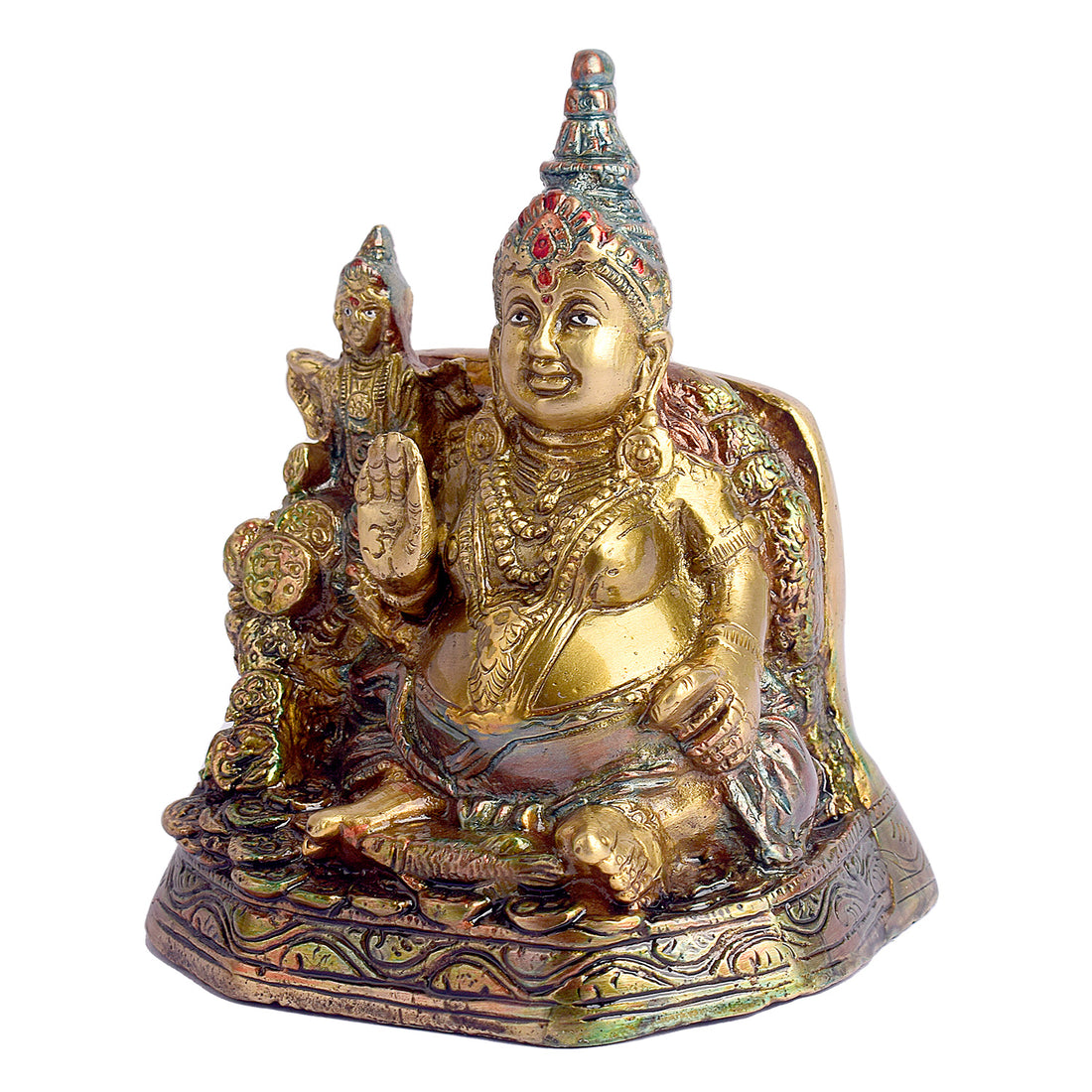 5.9 Inch Brass Kuber Idol Attract wealth and prosperity