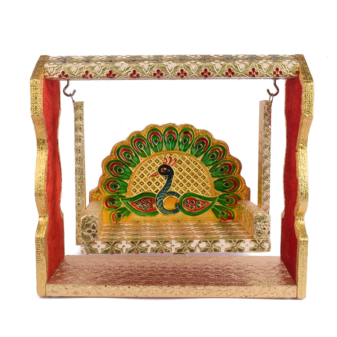 Traditional Meenakari Jhula for Laddu Gopal