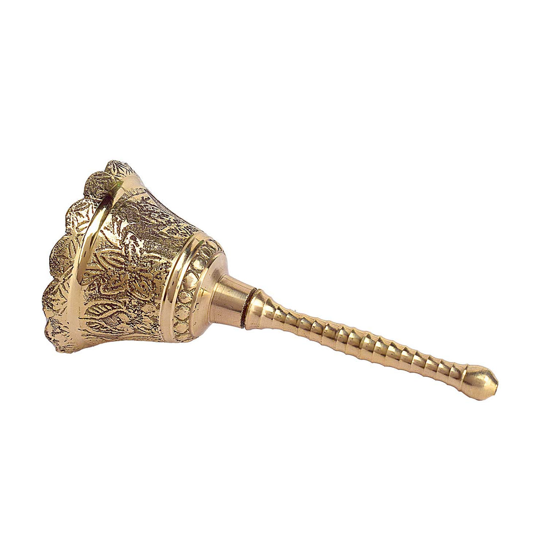 Brass Embossed Puja Bell