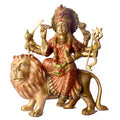 Large Brass Idol of Sherawali Mata Statue for Home Temple Elevate your home temple with this Brass Sherawali Mata Idol, a beautifully crafted depiction of Durga Maa on her lion. Made from premium brass with intricate detailing, this durable statue is perfect for Pooja, festive décor, or gifting.