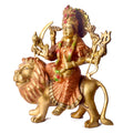 Large Brass Idol of Sherawali Mata Statue for Home Temple Elevate your home temple with this Brass Sherawali Mata Idol, a beautifully crafted depiction of Durga Maa on her lion. Made from premium brass with intricate detailing, this durable statue is perfect for Pooja, festive décor, or gifting.