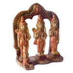 5.4 Inch Elegant Brass Ram Darbar Murti - Small