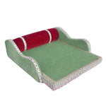 Velvet Treasures: Laddu Gopal's Cherished Bed Large