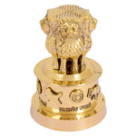 4 Inch Brass Ashoka Pillar Showpiece National symbol showpiece