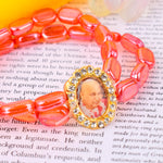 Radiant Wraps Orange Chip Guru Ji Bracelets