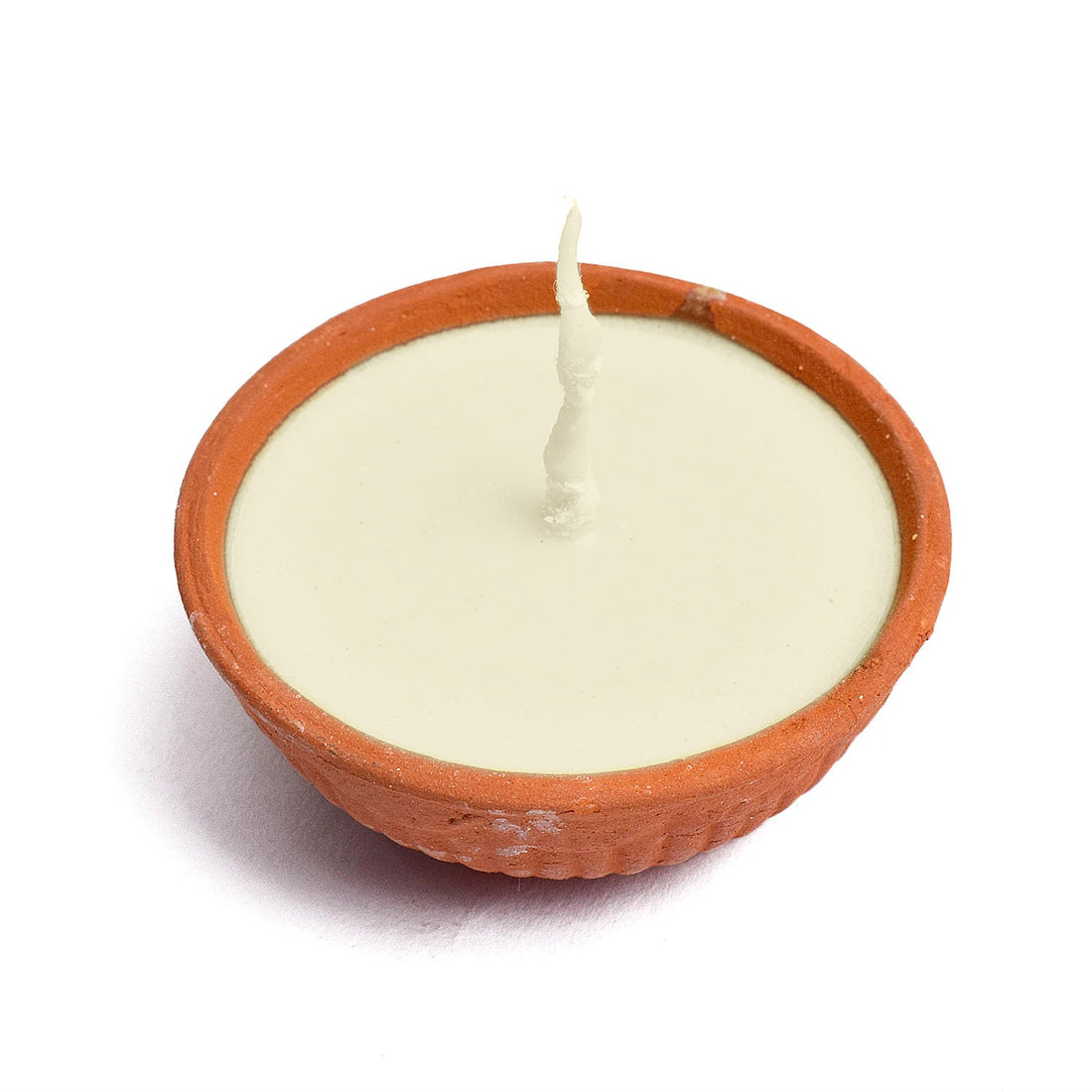 Pure Desi Ghee Akhand Jyot 12 to 14 Hours Burning Clay Diya Pack of 1