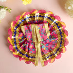 Cheerful Printed Laddu Gopal Dress with Colorful Floral Design