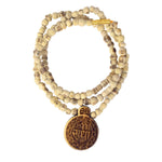 100% Original Tulsi Kanthi Mala With Shri Radha Wooden Locket