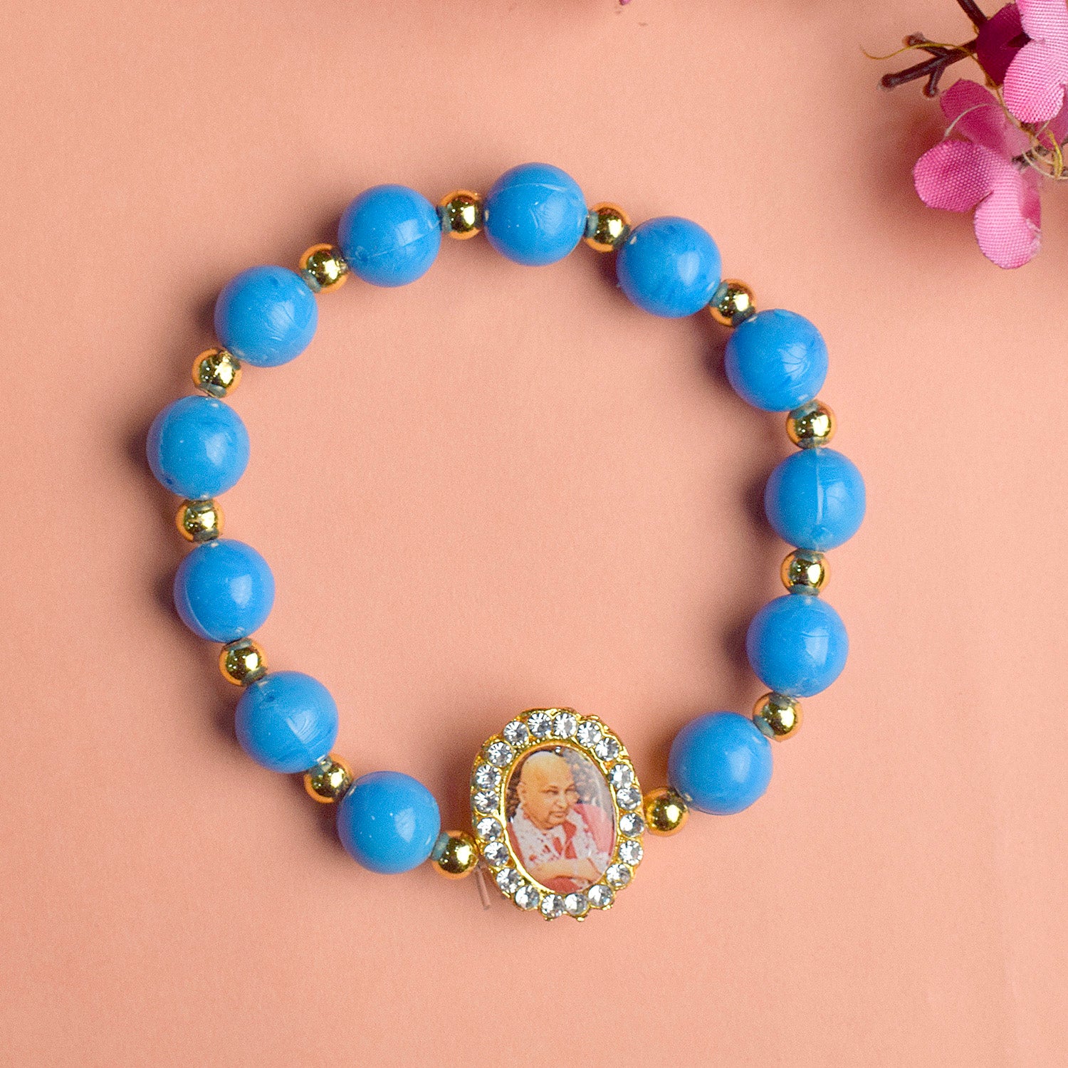 Buy SATVIK 2 Pc Jai Guruji Swaroop Bracelet Double Layer Long Beads  Handmade Pearl Bracelets Jai Chhatarpur Guruji Blessing Shukrana Satsang  Jai Guru Ji Maharaj Positive Vibes Bulk Return Gifts Online at