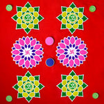 8-Inch Rangoli Stencils: DIY Decor for Navratri, Pongal, Pooja Mandir