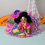 Divine Peacock Elegance Laddu Gopal Dress (Peacock & Mor Pankh Embroidery)